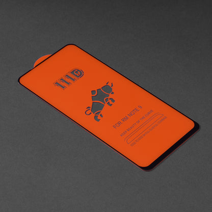 Película protetora de ecrã Techsuit para Xiaomi Redmi Note 9 / 10X 4G, Vidro Temperado, Cola Total, 111D, Preta