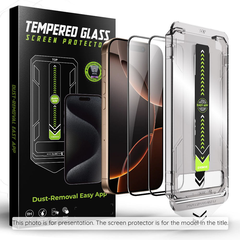 Película Protetora de Ecrã Techsuit TitanGlass CrystalHD para Samsung Galaxy S25 FE, Vidro Temperado, Colagem Total