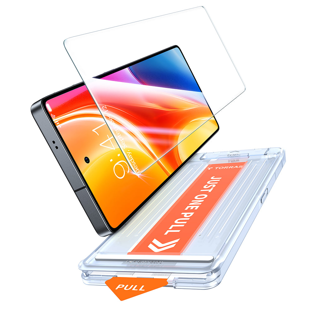 Película protetora de ecrã Torras GlassGo Install Master para Samsung Galaxy S25 Ultra S938, Vidro Temperado, Cola Total