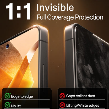 Torras GlassGo Install Master Screen Protector for Samsung Galaxy S26 Plus, Tempered Glass, Full Glue, Transparent