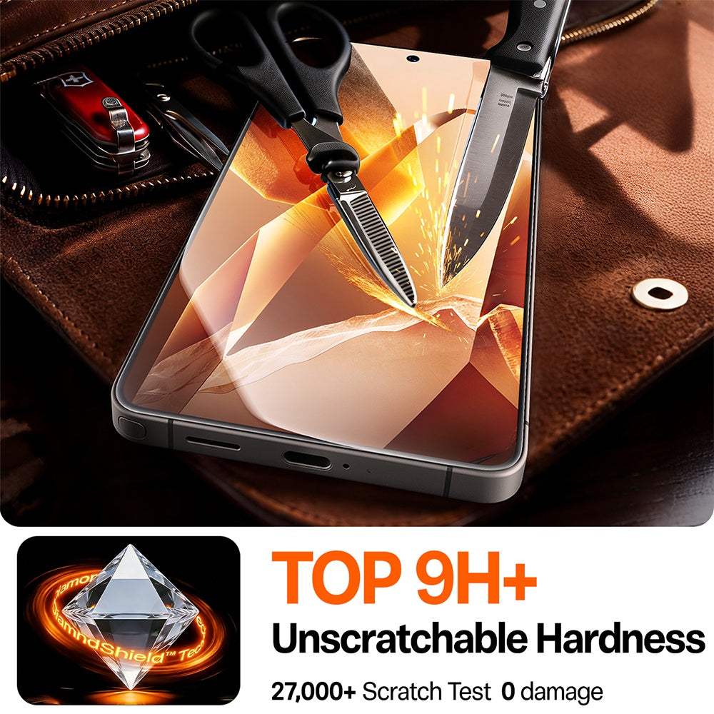 Película Protetora de Ecrã Torras GlassGo Install Master para Samsung Galaxy S26, Vidro Temperado, Colagem Total, Transparente