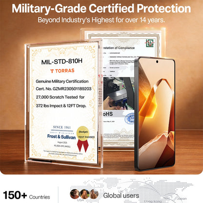 Película Protetora de Ecrã Torras GlassGo Install Master para Samsung Galaxy S26, Vidro Temperado, Colagem Total, Transparente