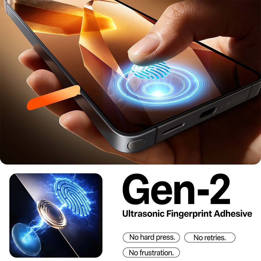 Película Protetora de Ecrã Torras GlassGo Install Master para Samsung Galaxy S26, Vidro Temperado, Colagem Total, Transparente