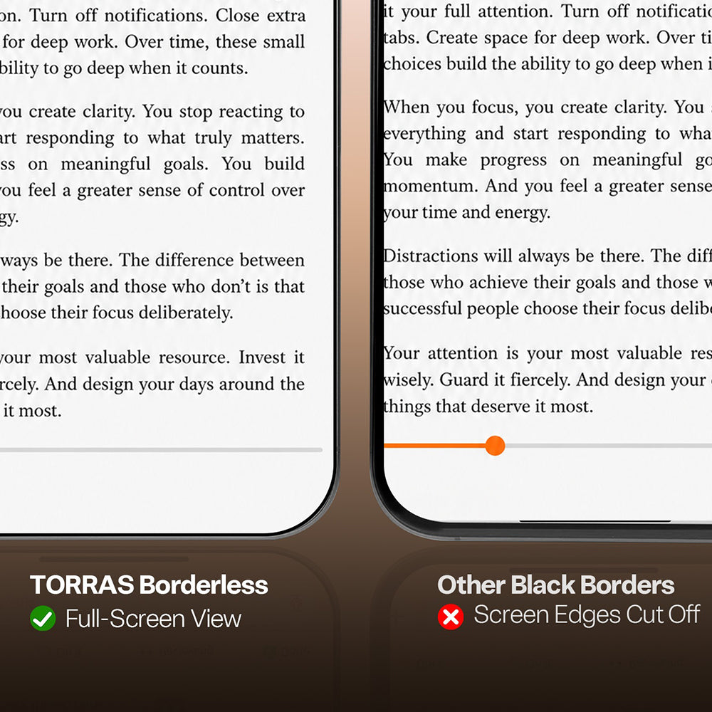Película protetora de ecrã Torras HD para Apple iPhone 18 Pro Max / 17 Pro Max, Vidro Temperado, Cola Total