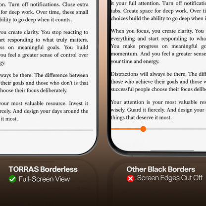 Película protetora de ecrã Torras HD para Apple iPhone 18 Pro Max / 17 Pro Max, Vidro Temperado, Cola Total
