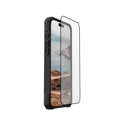 Película Protetora de Ecrã Urban Armor Gear Shield para Apple iPhone 17 Pro, Vidro Temperado, Full Glue, Preta