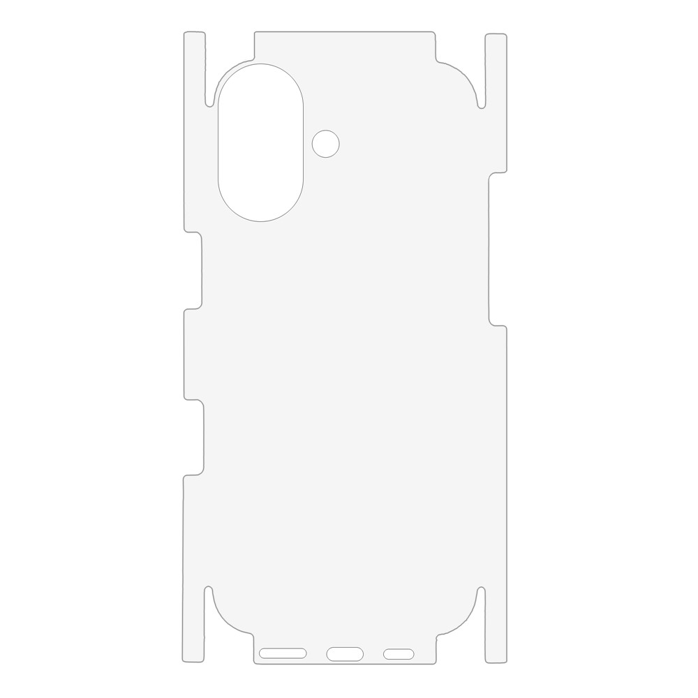 Película protetora traseira OEM para Apple iPhone 17, Plástico