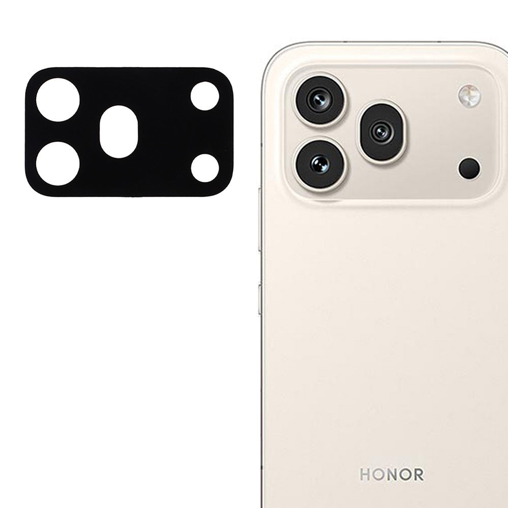 Película protetora Techsuit para Honor 600 Pro, Vidro Temperado, Preto