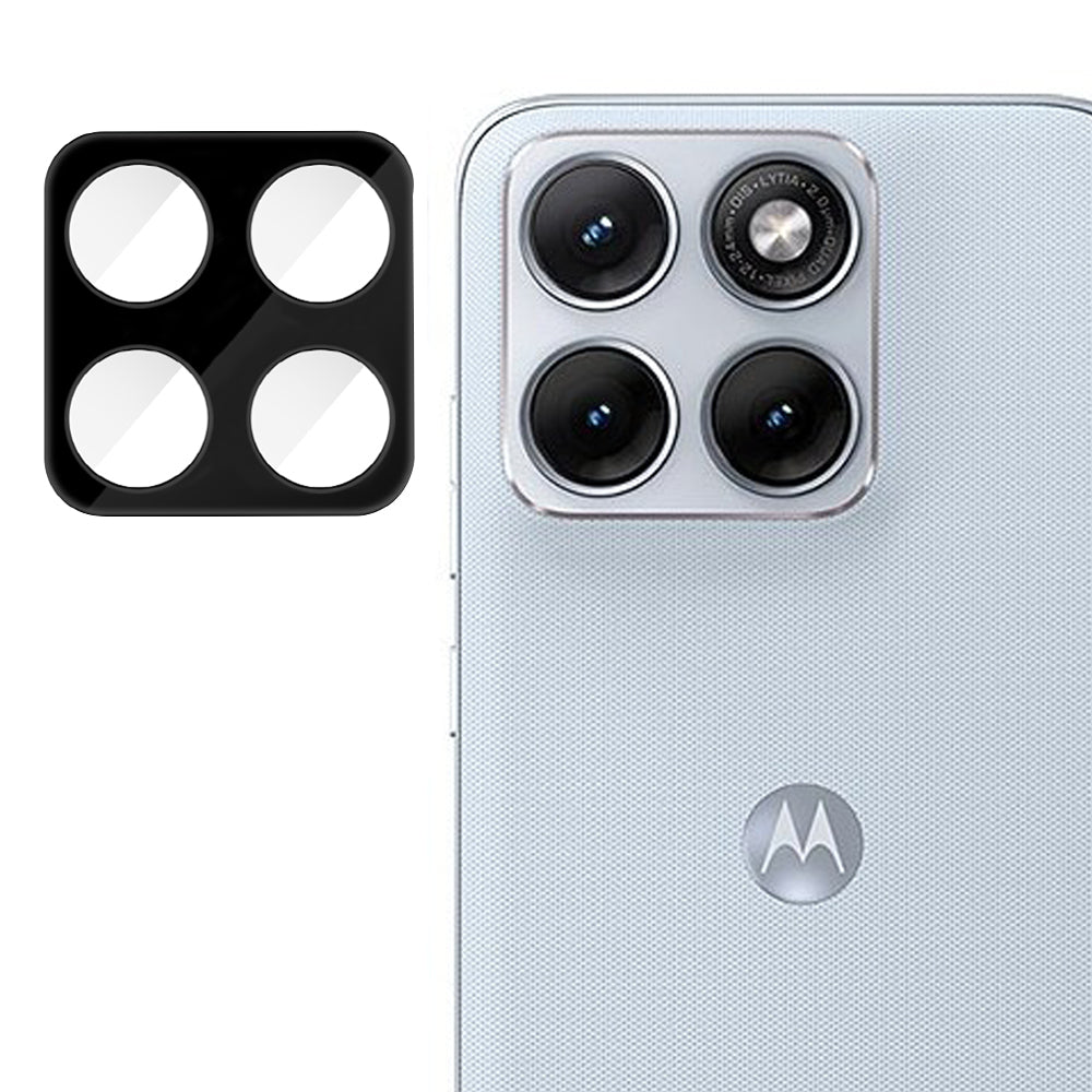 Película protetora para Câmara Traseira Techsuit para Motorola Edge 70 Fusion, Vidro Temperado, Preto