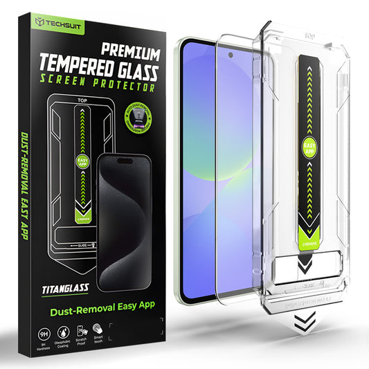 Película protetora de ecrã Techsuit TitanGlass CrystalHD para Samsung Galaxy A37 5G / A36 A366, Vidro Temperado