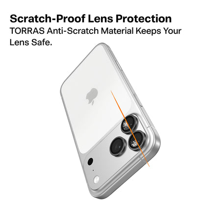 Película protetora para Câmara Traseira Torras Lensguard para Apple iPhone 17 Pro Max / 17 Pro, Vidro Temperado, Prateada