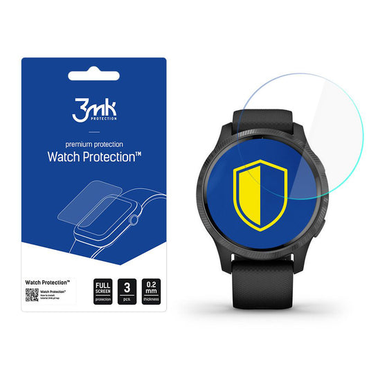 Película de Proteção 3MK Arc para Garmin Venu 2S, Conjunto de 3 unidades, Plástico
