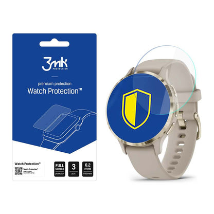 Película de Proteção 3MK Arc para Garmin Venu 3S, Conjunto de 3 peças, Plástico