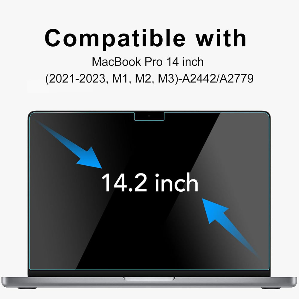 Película Protetora de Ecrã Anti Luz Azul Techsuit VisionProX para Apple MacBook Pro 14inch (2023), Plástico