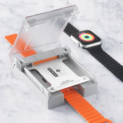 Película de Proteção Blueo High Molecule para Apple Watch Series 10 42mm, Vidro Temperado, Preto