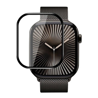 Película de Proteção Blueo High Molecule para Apple Watch 10 46mm Series, Vidro Temperado, Preto