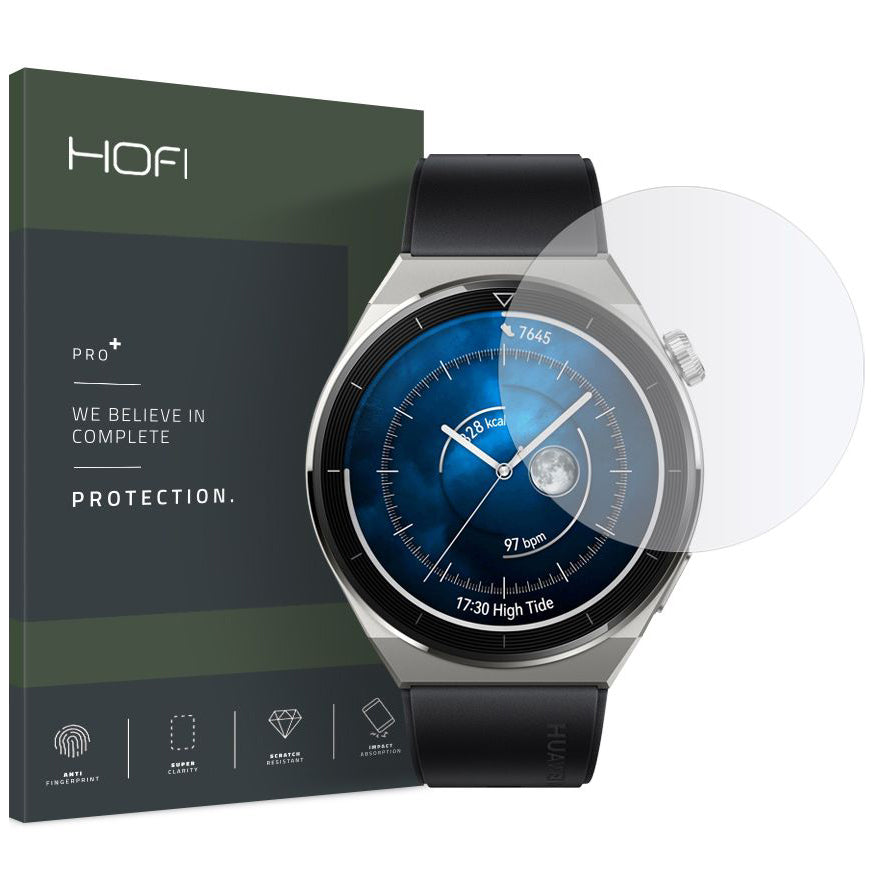 HOFI PRO+ Folha de proteção para Huawei Watch GT 3 Pro 46mm, HOFI236 Vidro de proteção