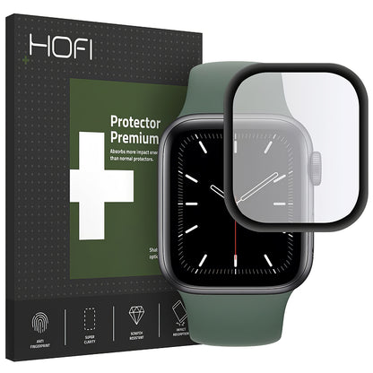 Capa protetora HOFI Hybrid para Apple Watch Série 44 mm, Plástico, Preto H0FIFI022BLK