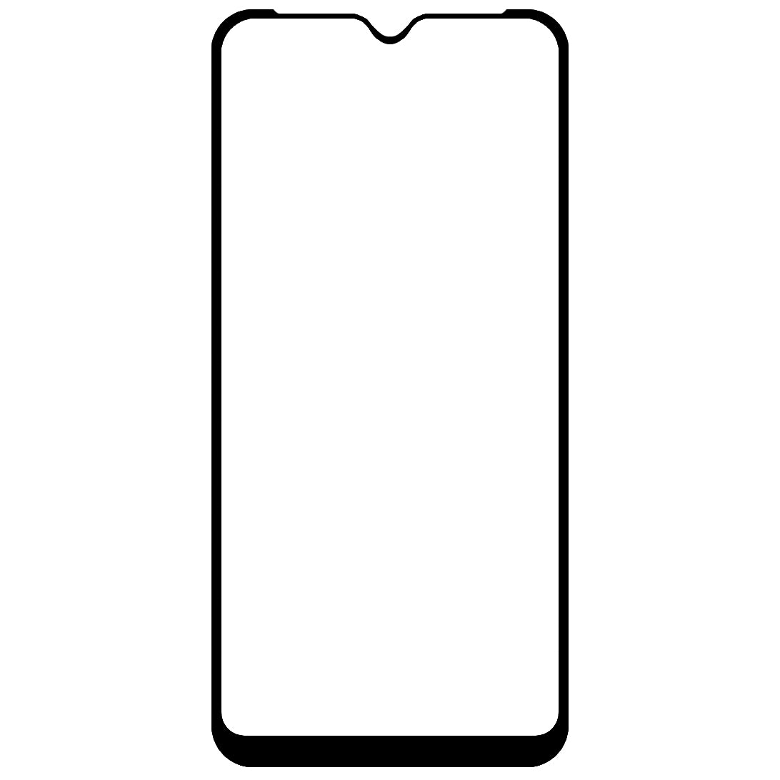 Película protetora de ecrã OEM para Samsung Galaxy A10 A105, Escudo de vidro, Cola total, Preto