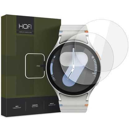 Folha de proteção HOFI Glass PRO+ para Samsung Galaxy Watch7 / Watch6 / Watch5 / Watch4 Série 40mm, Conjunto 2 peças, Vidro protegido 