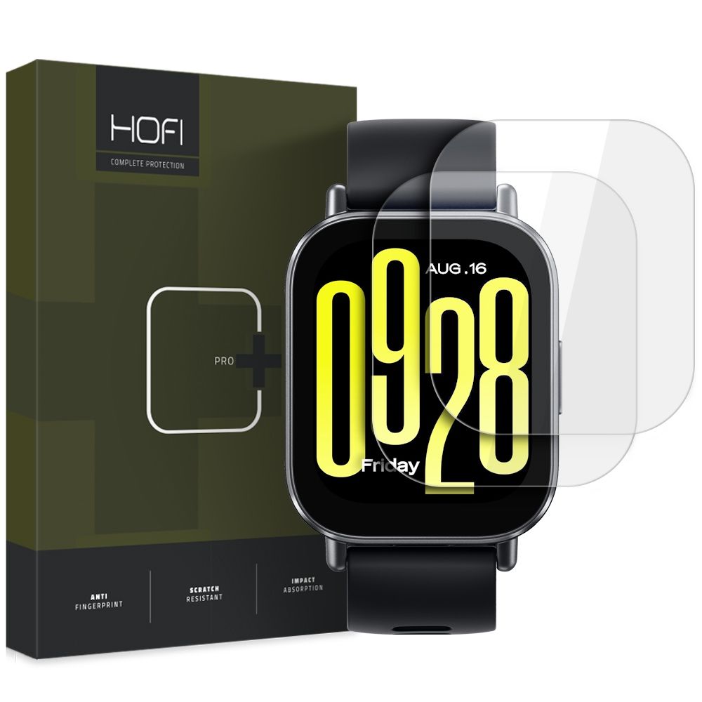 Película de Proteção HOFI Glass PRO+ para Xiaomi Redmi Watch 5 Active, Conjunto de 2 unidades, Vidro Temperado