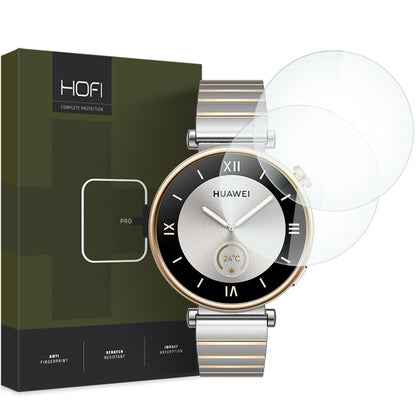 HOFI PRO+ Folha de proteção para Huawei Watch GT 4 41mm, Conjunto 2 peças, Proteção de vidro