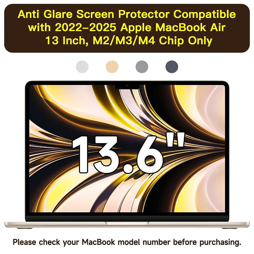 Película Protetora de Ecrã Mate Anti Luz Azul Techsuit VisionProX para Apple MacBook Air M3 13inch (2024), Plástico