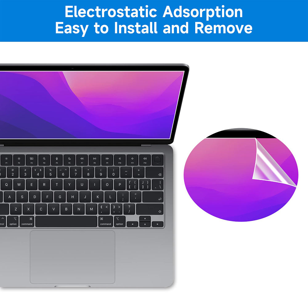 Película Protetora de Ecrã Mate Anti Luz Azul Techsuit VisionProX para Apple MacBook Pro 13inch (2022) / (2020) / (2019) / (2018) / (2016), Plástico