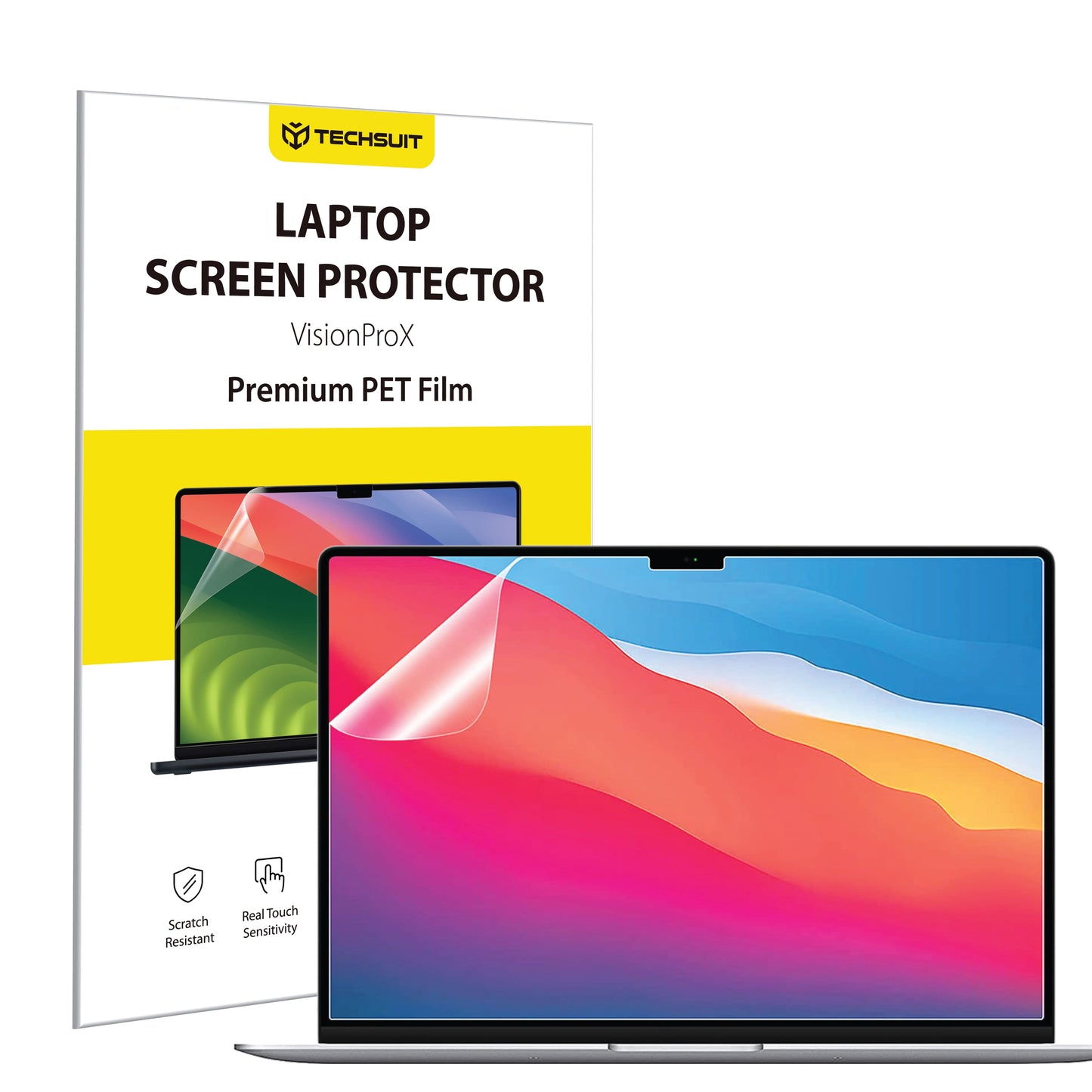 Película Protetora de Ecrã Mate Anti Luz Azul Techsuit VisionProX para Apple MacBook Pro 14 polegadas (2024), Plástico