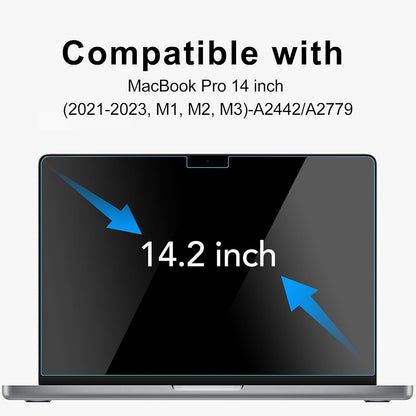 Película Protetora de Ecrã Mate Anti Luz Azul Techsuit VisionProX para Apple MacBook Pro 14 polegadas (2024), Plástico