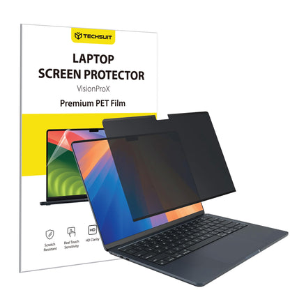 Película de Proteção de Ecrã Privacy Techsuit VisionProX para Apple MacBook Air M3 13inch (2024), Plástico