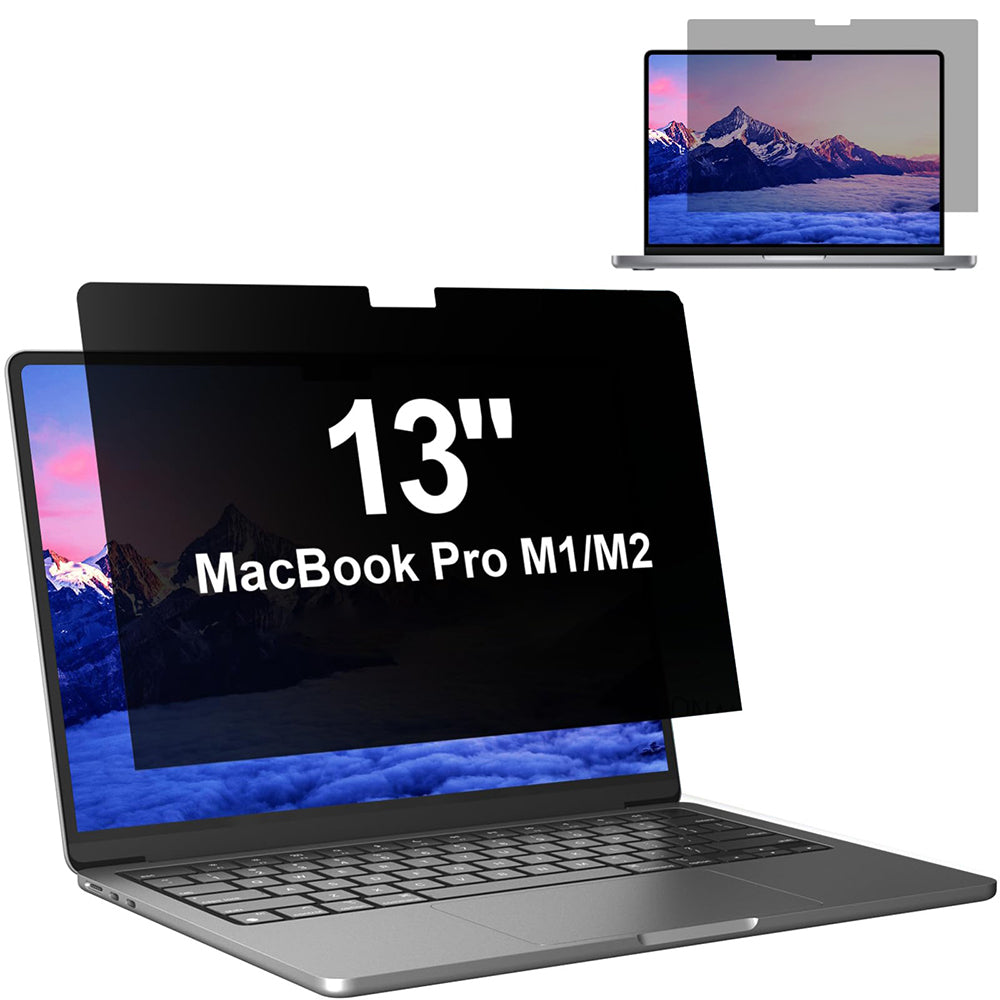 Película de Proteção de Ecrã Privacy Techsuit VisionProX para Apple MacBook Pro 13inch (2022) / (2020) / (2019) / (2018) / (2016), Plástico