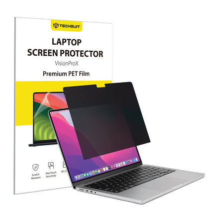 Película de Proteção de Ecrã Privacy Techsuit VisionProX para Apple MacBook Pro 13inch (2022) / (2020) / (2019) / (2018) / (2016), Plástico