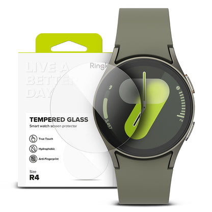 Película de Proteção Ringke R4 para Samsung Galaxy Watch7 40mm, Conjunto de 4 unidades, Vidro Temperado