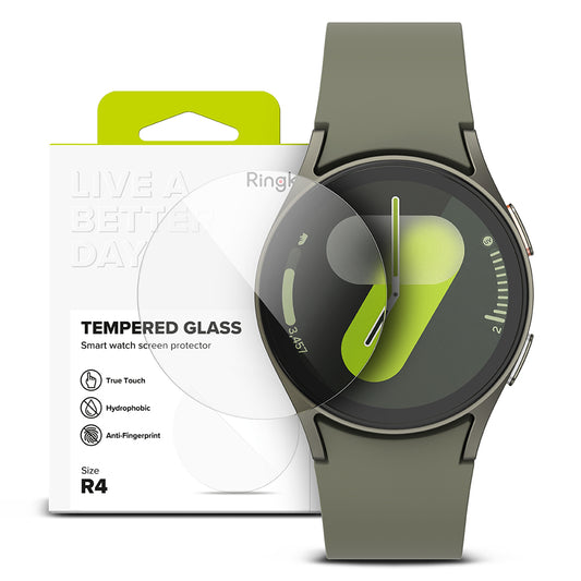 Película de Proteção Ringke R4 para Samsung Galaxy Watch7 40mm, Conjunto de 4 unidades, Vidro Temperado