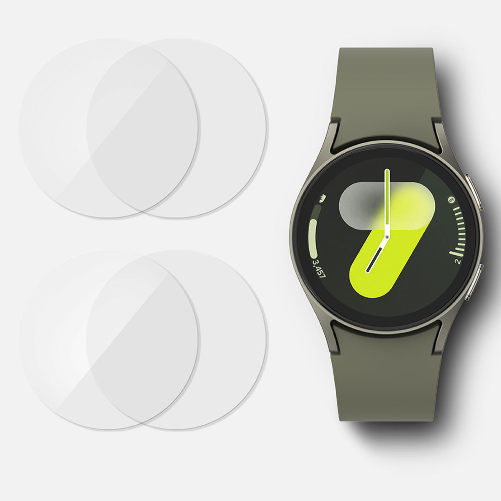 Película de Proteção Ringke R6 para Samsung Galaxy Watch7 44mm, Conjunto de 4 unidades, Vidro Temperado