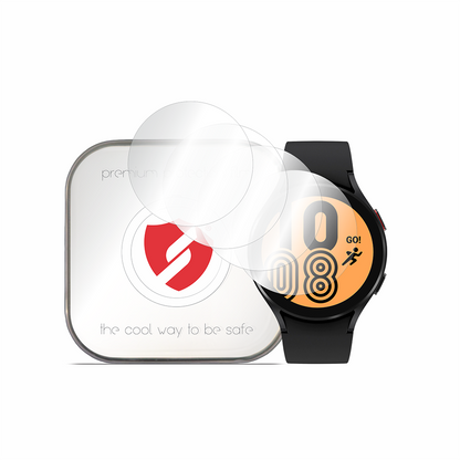Película de Proteção Smart Protection Premium Classic para Samsung Galaxy Watch4 44mm, Conjunto de 4 unidades, Plástico