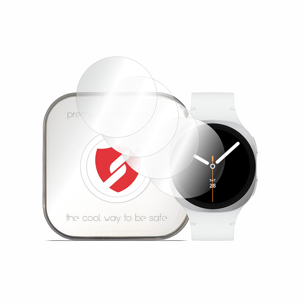 Película de Proteção Smart Protection Premium Classic para Samsung Galaxy Watch8 40mm, Conjunto de 4 unidades, Plástico