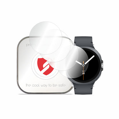 Película de Proteção Smart Protection Premium Classic para Samsung Galaxy Watch8 44mm, Conjunto de 4 unidades, Plástico