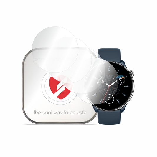 Película de Proteção Smart Protection Premium Classic para Amazfit GTR Mini, Conjunto de 4 unidades, Plástico