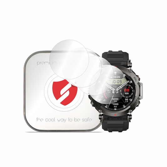 Película de Proteção Smart Protection Premium Classic para Amazfit T-Rex Ultra, Conjunto de 4 unidades, Plástico