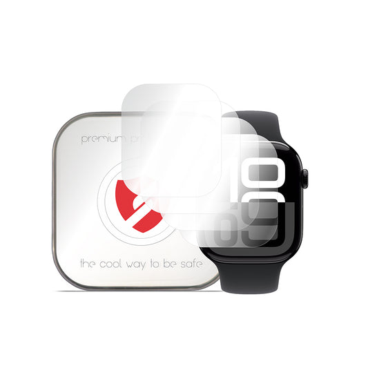 Película de Proteção Smart Protection Premium Classic para Apple Watch 10 46mm Series, Conjunto de 4 unidades, Plástico