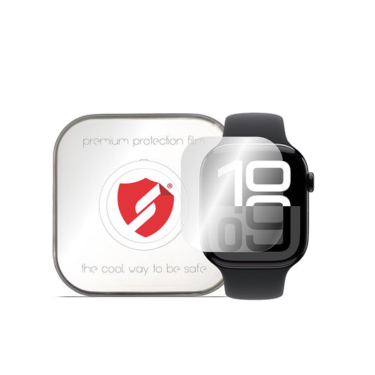 Película de Proteção Smart Protection Premium Classic para Apple Watch 10 46mm Series, Conjunto de 4 unidades, Plástico