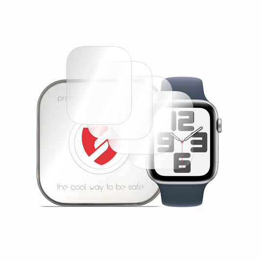 Película de Proteção Smart Protection Premium Classic para Apple Watch 45mm / 44mm Series, Conjunto de 4 unidades, Plástico