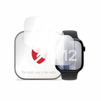 Película de Proteção Smart Protection Premium Classic para Apple Watch Series 12 42mm, Conjunto de 4 peças, Plástico