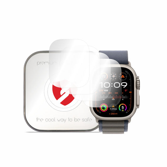 Película de Proteção Smart Protection Premium Classic para Apple Watch Ultra Series, Conjunto de 4 unidades, Plástico