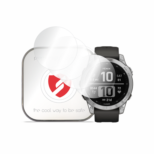 Película de Proteção Smart Protection Premium Classic para Garmin Fenix 7, Conjunto de 4 unidades, Plástico