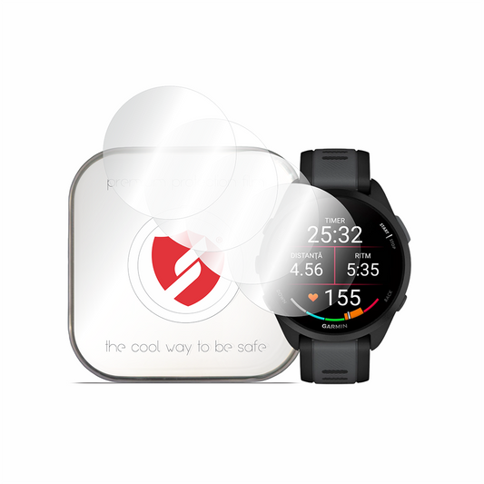 Película de Proteção Smart Protection Premium Classic para Garmin Forerunner 165, Conjunto de 4 unidades, Plástico
