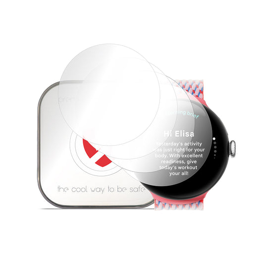 Película de Proteção Smart Protection Premium Classic para Google Pixel Watch 3 41mm, Conjunto de 4 unidades, Plástico