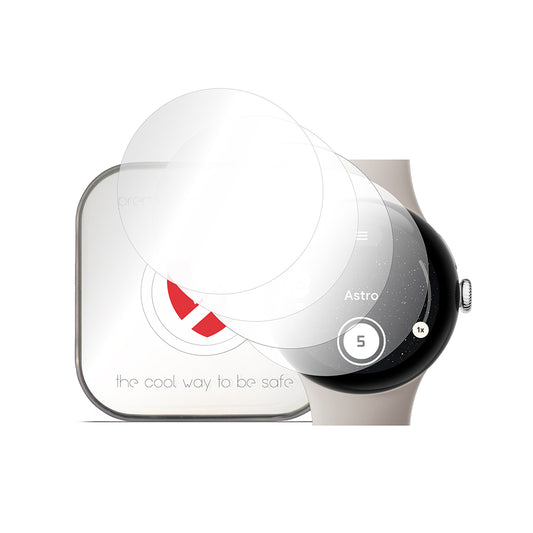 Película de Proteção Smart Protection Premium Classic para Google Pixel Watch 3 45mm, Conjunto de 4 unidades, Plástico